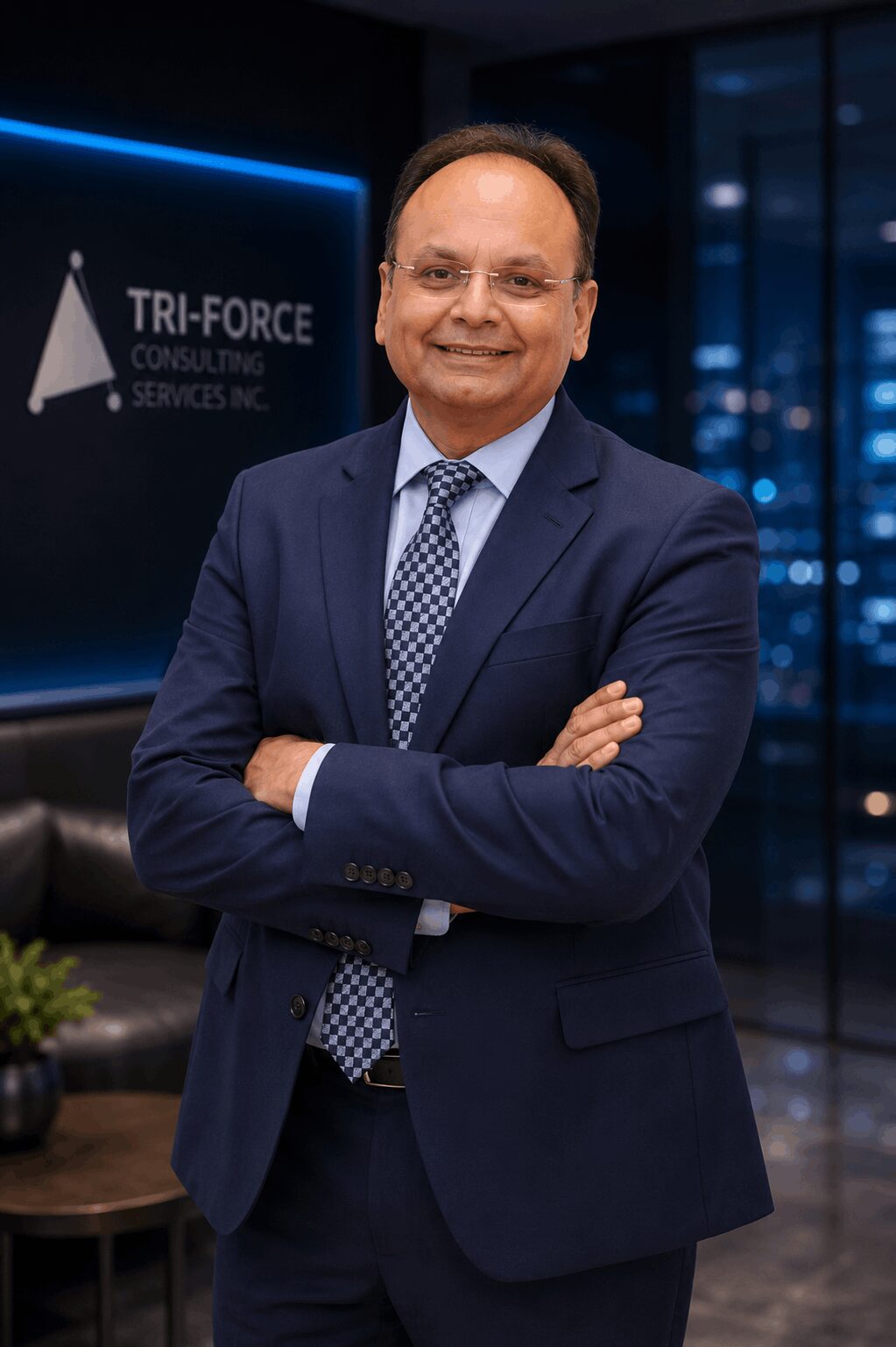 Mr. Manish Gorawala, President and CEO of Tri-Force Consulting Services