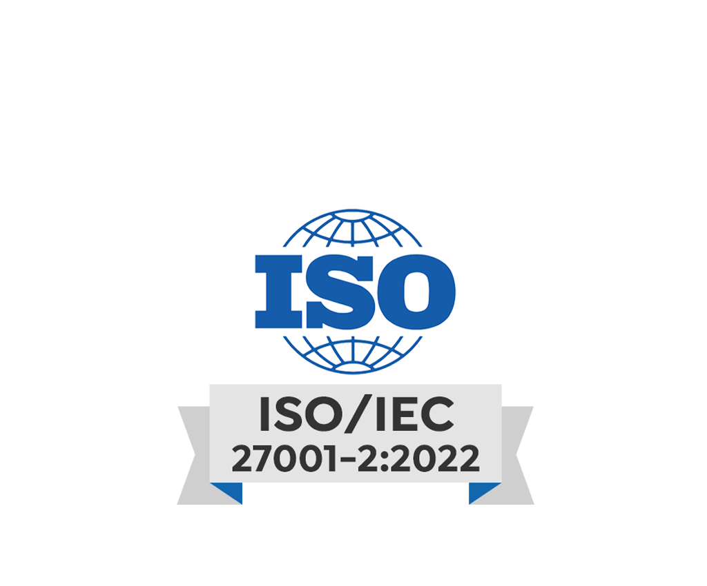 ISO 27001:2022 certification logo