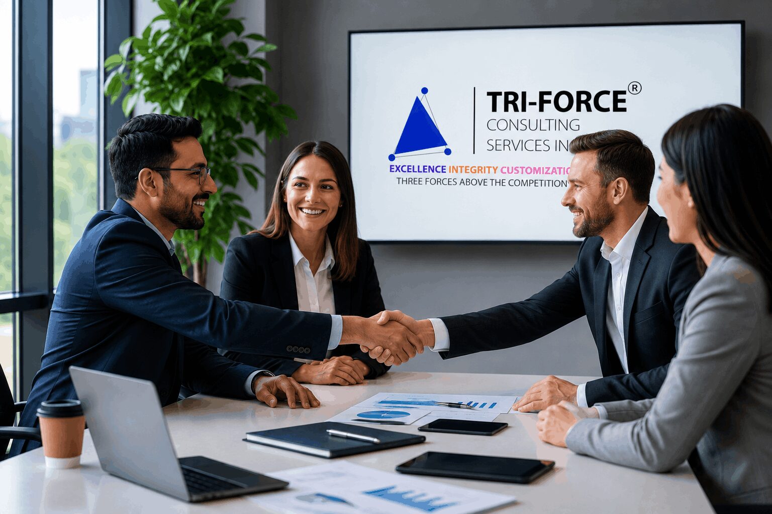Tri-Force client and contract collaboration